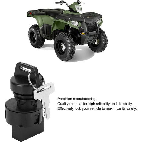 Interrupteur à clé d'allumage ABS adapté pour Polaris Sportsman 400 500 550 600 700 800 (1/5)