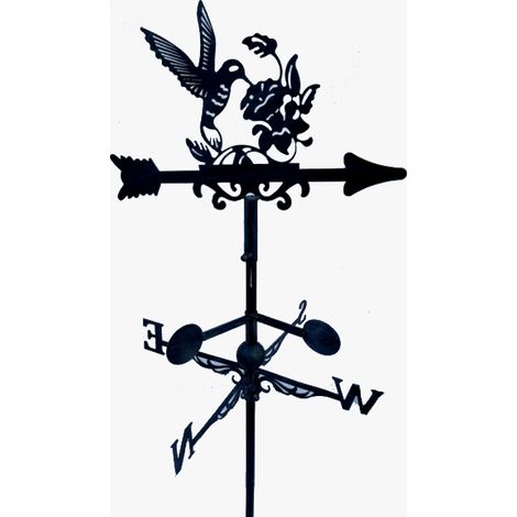 Girouette de toit style flèche modèle Colibri avec support universel (1/5)