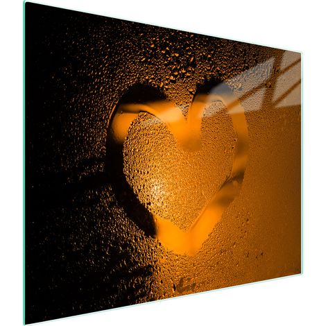 Glasschneidebrett 52x30 Herz
