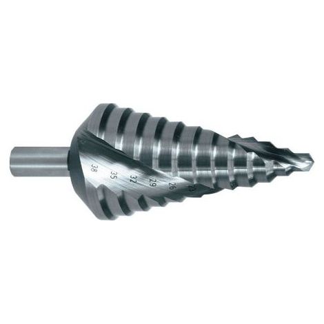 RUKO BROCA ESCALONADA HSS-E CO 5 COBALTO MEDIDAS (mm) 4.0-12.0 x 65 (9 pasos)