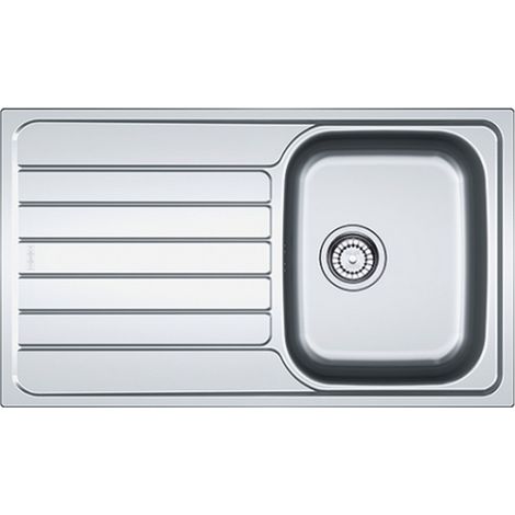 Eingebaute spüle aus 45 cm edelstahl mit siphon - Franke - 006099