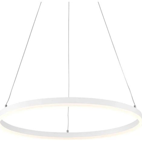 [GEBRAUCHT] B-Ware Arcchio Pendelleuchte Hängelampe Led Albiona Weiß Acryl Metall Baldachin 80cm