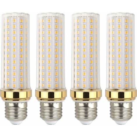Ampoule LED E27 20W. lumière blanche chaude 3000K. 2000 lumens. équivalent à une ampoule halogène E27 de 150W. non dimmable. convient aux plafonniers de studio/garage. paquet de 4 (1/5)