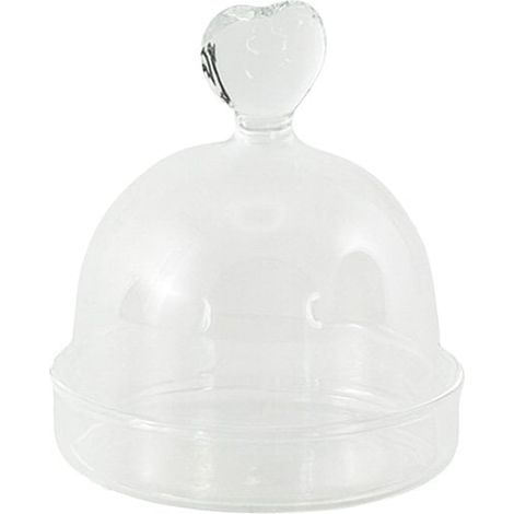 Coupelle Cadeau en Verre Transparent Rond pour Bonbons et Décoration de Table 5,5 x 5,5 x 6,5 cm - PANGIVO (1/3)