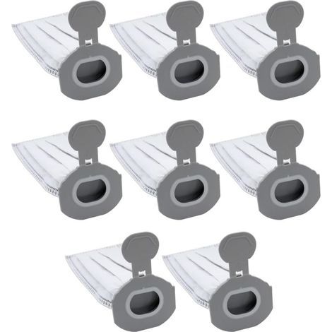 Lot de 8 sacs d'aspirateur FP7 pour Vorwerk, sacs d'aspirateur compatibles avec Vorwerk Kobold VK7 FP7, sac filtrant de qualité supérieure, sacs à poussière de rechange pour sacs d'aspirateur sans fil (1/5)