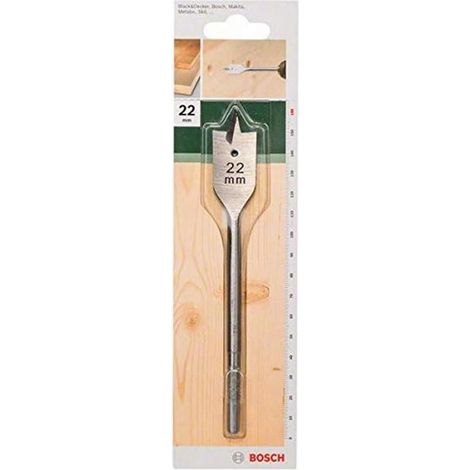 Bosch Flachfräsbohrer Sechskant D= 22,0 mm L= 160 mm - 2609255267 (1/4)