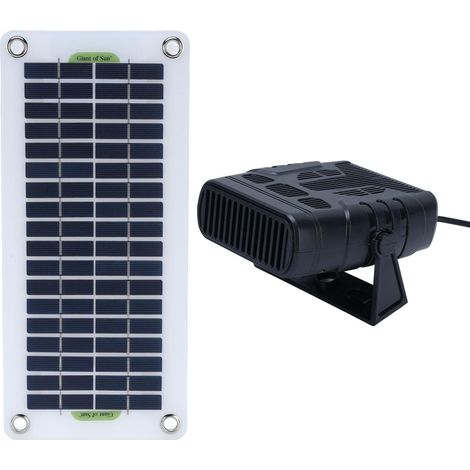 Chauffage Solaire pour Animaux de Compagnie 30 W avec Panneau Solaire Monocristallin, Utilisation D'énergie Durable pour une variété de scénarios. (1/5)