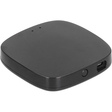 Contrôleur domotique intelligent pour passerelle sans fil Tuya Zigbee alimentée par USB, application de contrôle à distance, noir