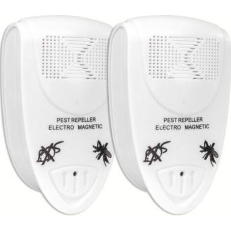 4er-Pack Ultraschall-Schädlingsbekämpfer – ideal für Mäuse und Ratten, wirksam gegen Kakerlaken, Ameisen, Mücken, Fliegen, Spinnen und Motten. (1/4)