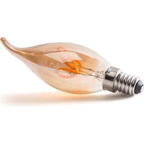 LED-Glühbirne E14 4W 380Lm 2000ºK Filament 40.000H [WR-C35T-4W-R]