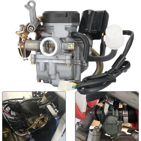 Carburador CVK PD18J, carburador de 18 mm para scooter de 4 tiempos GY6 50CC 139QMB 139QMA, moto de cross, motocross, karts, scooter, quad, ATV
