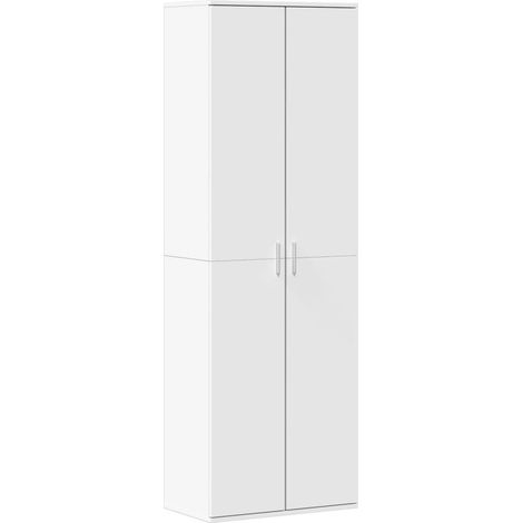 Highboard White 60x35x180 cm Engineered Wood vidaXL