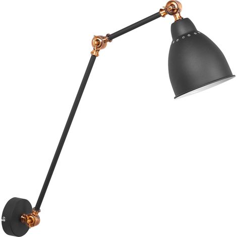 Wall Lamp MISSISSIPPI Adjustable Metal Graphite Grey (1/5)