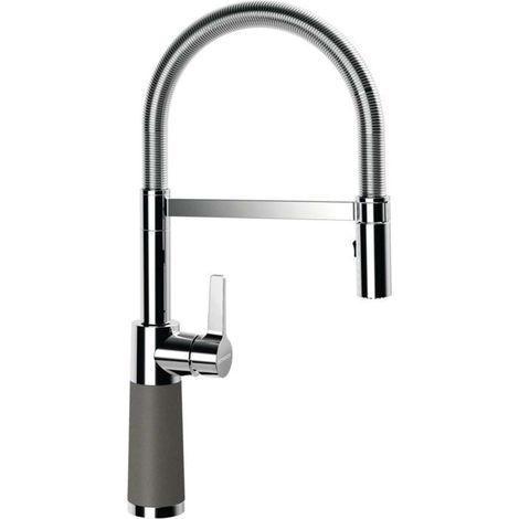 Schock Küchenarmatur SC-550 Chrom/Cristalite Asphalt GAS (1/2)