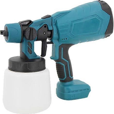 Pistolet à peinture électrique sans fil haute puissance pour Makita, batterie 18 V, indicateur de charge 1 L (1/5)