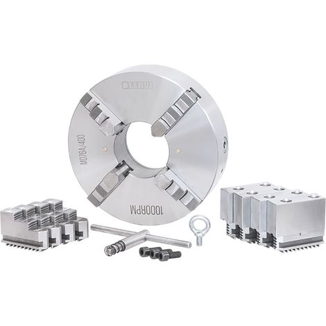 Fervi M076A/400 Mandrino di precisione autocentrante per tornio 4+4+4 griffe (1/3)