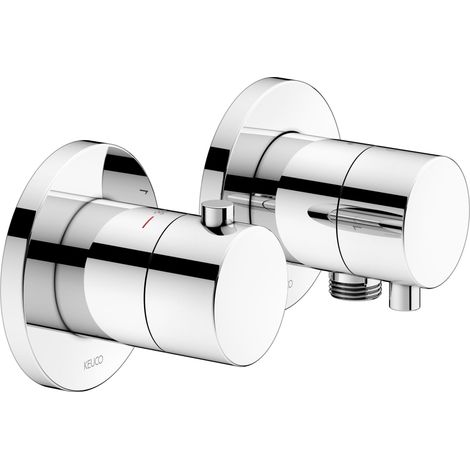 Ensemble de robinets thermostatiques EDITION 40 UP, pour 2 consommateurs, chromé