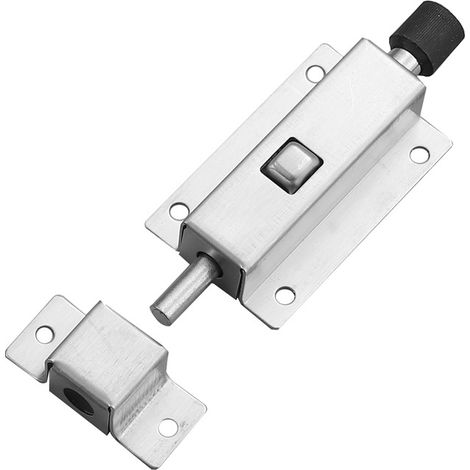 4 pcs Loquet a Ressort Automatique, Loquet Porte Inox, Verrou a Ressort, Targette de Porte, Loqueteau pour Chambres À Coucher (1/4)