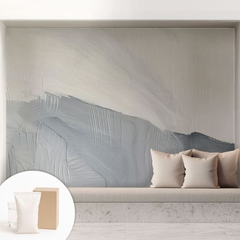 Tapete Vliestapete mit Kleber für Wohnzimmer Schlafzimmer Küche - Wanddekoration Zarte Texturen 208x146 cm (1/5)