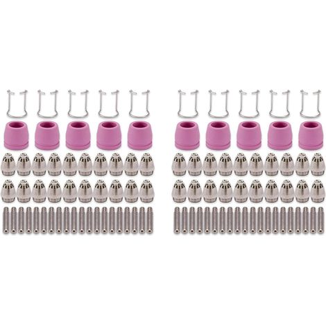 AG60-55 WSD-60 Plasma Cutter Torch Tip Buses Consommables Kit Plasma Cutter Accessoires 100PK (1/5)