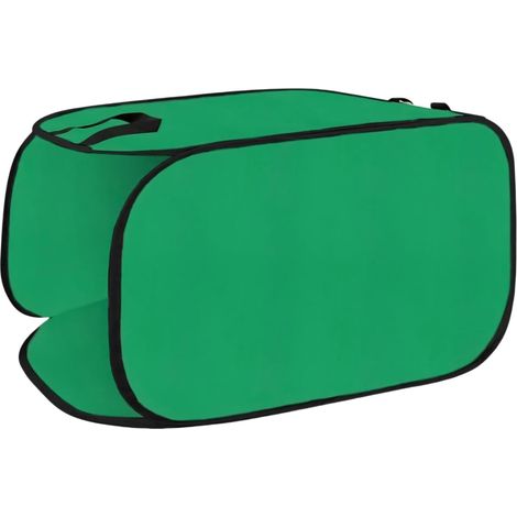 Sac à déchets de jardin avec poignées, sacs de jardinage pliables pour feuilles avec 4 clous de sol, poubelle pour pelouse, cour, pliable (1/5)