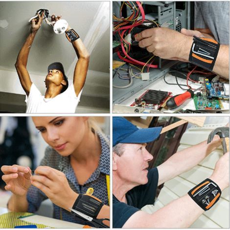 Magnetisches Armband zum Selbermachen – Magnetwerkzeug-Armband mit starken Magneten – Geschenkidee für Väter (1/5)