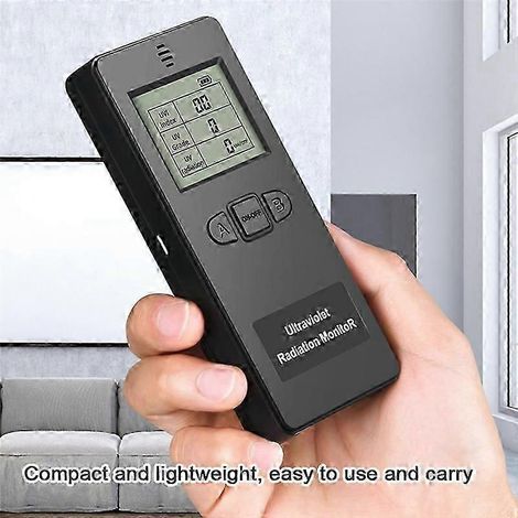 Détecteur de rayonnement ultraviolet numérique portable KF-90, radiomètre UVI, testeur (1/5)