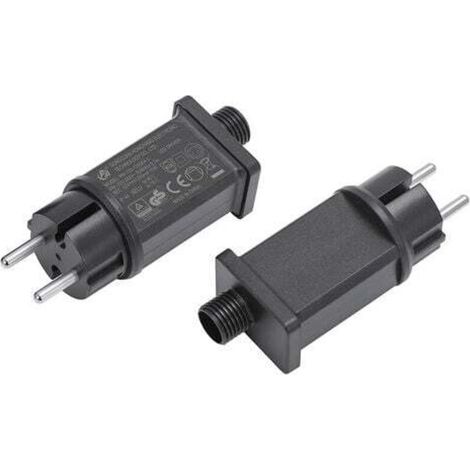 12V LED-Netzteil, IP44 LED-Transformator, Niederspannungs-LED-Adaptertreiber für Weihnachtsbeleuchtung, Lichterketten (1 Stück)
