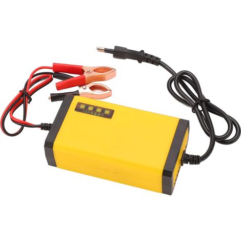 Chargeur de Batterie de Voiture 12V, Multifonctionnel, Intelligent, Affichage LCD, Entretien de Batterie Automobile, Prise Ue 220V (1/5)