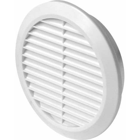Griglia di ventilazione rotonda T77 Ø110 bianca (1/2)