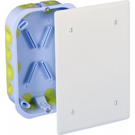 Eur Ohm – Boîte de dérivation étanche à l'air 170x110x40mm – Encastrable pour chantiers humides – Indice de protection IP65 (1/5)