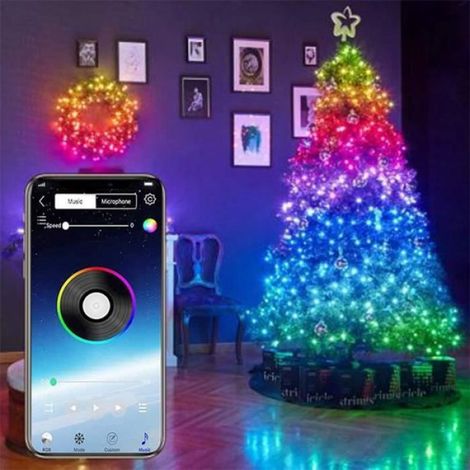 Guirlande Lumineuse - - 20M - 200 LED - IP65 Étanche - Multicolore - Intérieur/Extérieur (1/4)