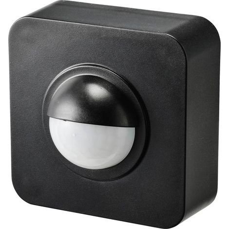 Sygonix SY-5046552 Da parete Rilevatore di movimento ad infrarossi passivo PIR 120 ° Nero IP65 (1/5)