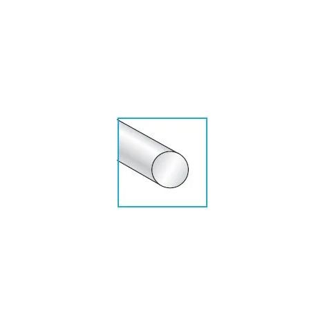 PROFILO TONDO PIENO DIAMETRO 8 MM IN ALLUMINIO ANODIZZATO IN BARRE DA 2 METRI