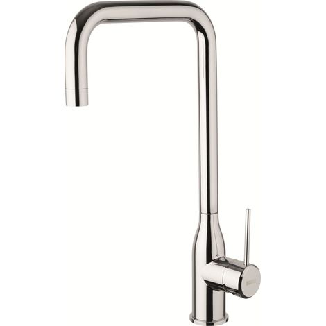 Miscelatore lavello cucina in ottone cromato canna alta design made in Italy Mamoli Rubinetteria 738600000001  Cromo
