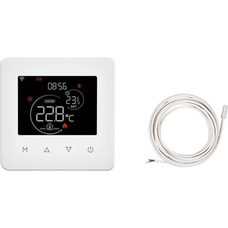 Tuya WiFi Thermostat Régulateur de Température Eau/Chauffage Électrique au Sol Chaudière à Gaz App Contrôle pour C (1/5)