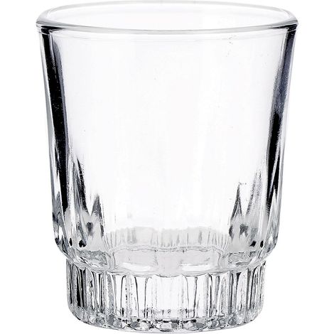 Regalo Italiano Set 6 Bicchierini Emery 4 Cl Vetro Trasparente