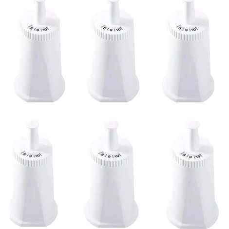 Lot de 6 filtres à eau de rechange pour machine à café expresso suisse Sage Oracle Touch Barista Claro BES008 BES920 BES878 BES880 BES980 BES990 (1/5)