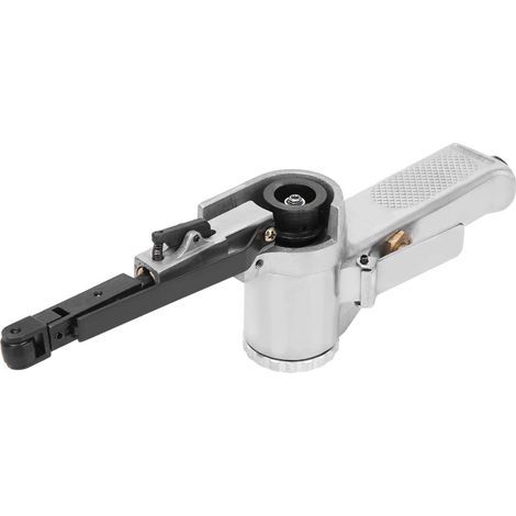 10-mm-Druckluftbandschleifer – Kantenschärfer mit 3 Schleifbändern für Möbel, Holz, Glas, Metall, 3/8 Zoll (1/5)