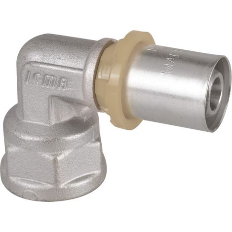 Raccordo a Pressare Curvo 26 x 3/4 Femmina Icma Art 405 10 Pezzi