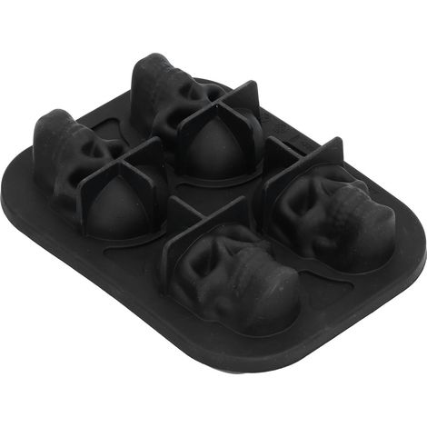 Silikon-Eiswürfelform mit 4 Mulden, kugelförmige Eiswürfelform, Küchenzubehör für runde Eiswürfel. (1/5)