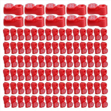100 Diebstahlsicherungen aus Kunststoff (6 mm) für Sicherheitsetiketten, universelles Entriegelungswerkzeug, 100er-Packung, für den Einzelhandel (1/5)
