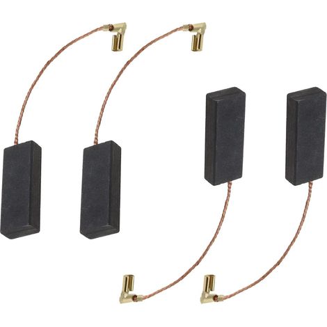 Lot de 4 balais de charbon pour tondeuse à gazon - 29 x 11,2 x 6,2 mm - Compatibles avec Compact 330 360 D94 - Compatible avec BK12 326961-00 BH40 BH40E BH40EK (1/5)