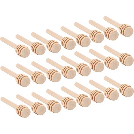 24 bâtonnets à miel en bois (1/5)