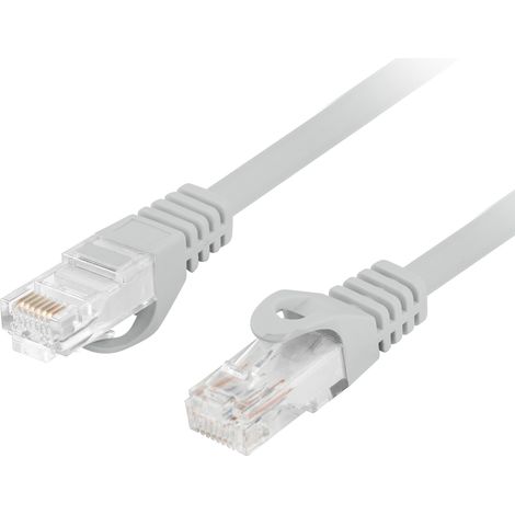 Lanberg - Câble réseau Ethernet UTP gris Cat.6 1 m PCU6-10CU-0100-S (1/4)