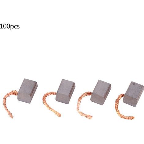 Kohlebürsten-Austauschset, 100 Stück, passend für J435A 9x8x13,5mm Kfz-Lüftermotoren (1/5)