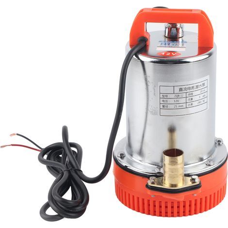 Bomba sumergible para pozos profundos  DC 12V para riego. (1/4)