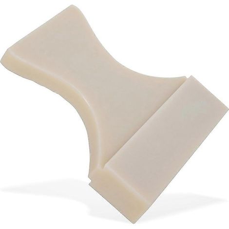 Blocs de fixation en nylon compatibles avec les revêtements de sol en vinyle et composites - modèles double face en forme de L et de V. (1/5)