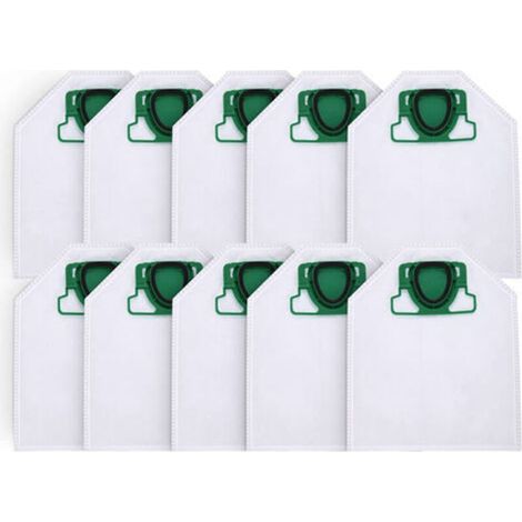 Sacs aspirateur compatibles Vorwerk Kobold VK200/FP200 – Lot de 10, micro-polaire 5 couches, haute filtration anti-allergie (1/5)