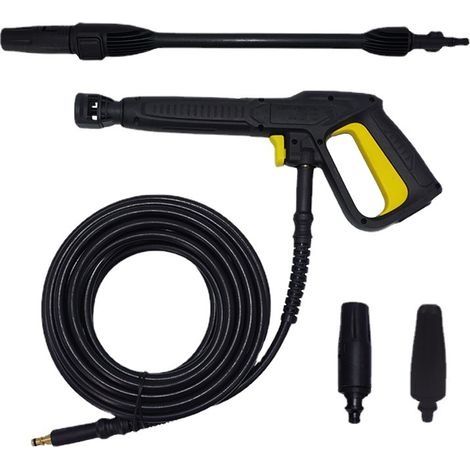 Pistolet à eau haute pression avec tuyau pistolet à jet variable et pistolet rotatif Ensemble de pistolet pulvérisateur pour nettoyeur haute pression pour Kärcher K2-K7 (1/5)
